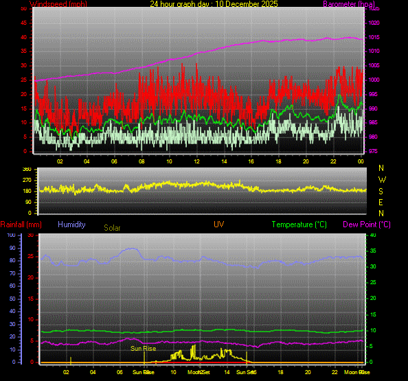 24 Hour Graph for Day 10