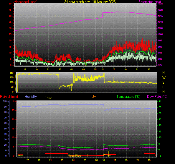 24 Hour Graph for Day 10