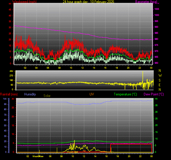 24 Hour Graph for Day 10