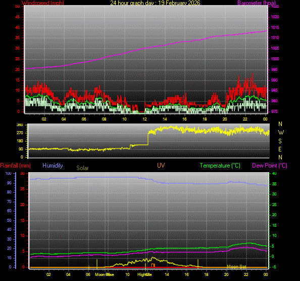 24 Hour Graph for Day 19