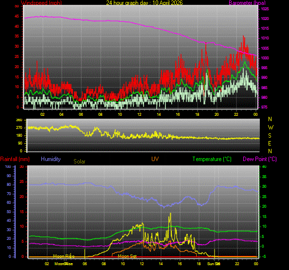 24 Hour Graph for Day 10