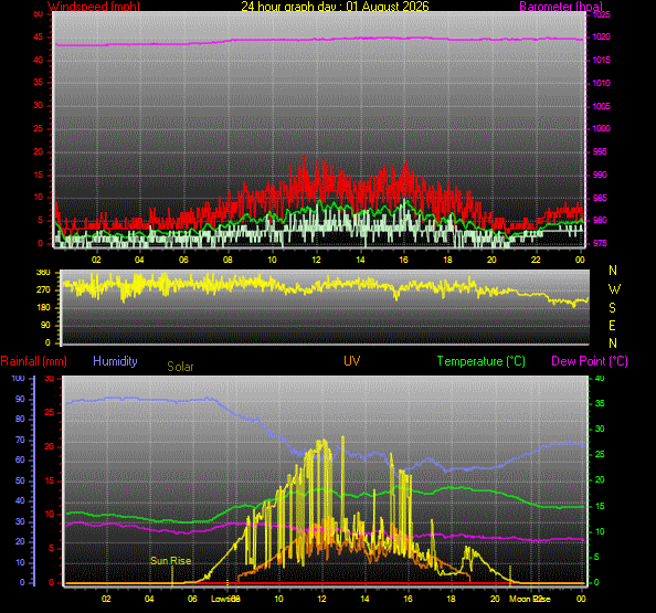 24 Hour Graph for Day 01
