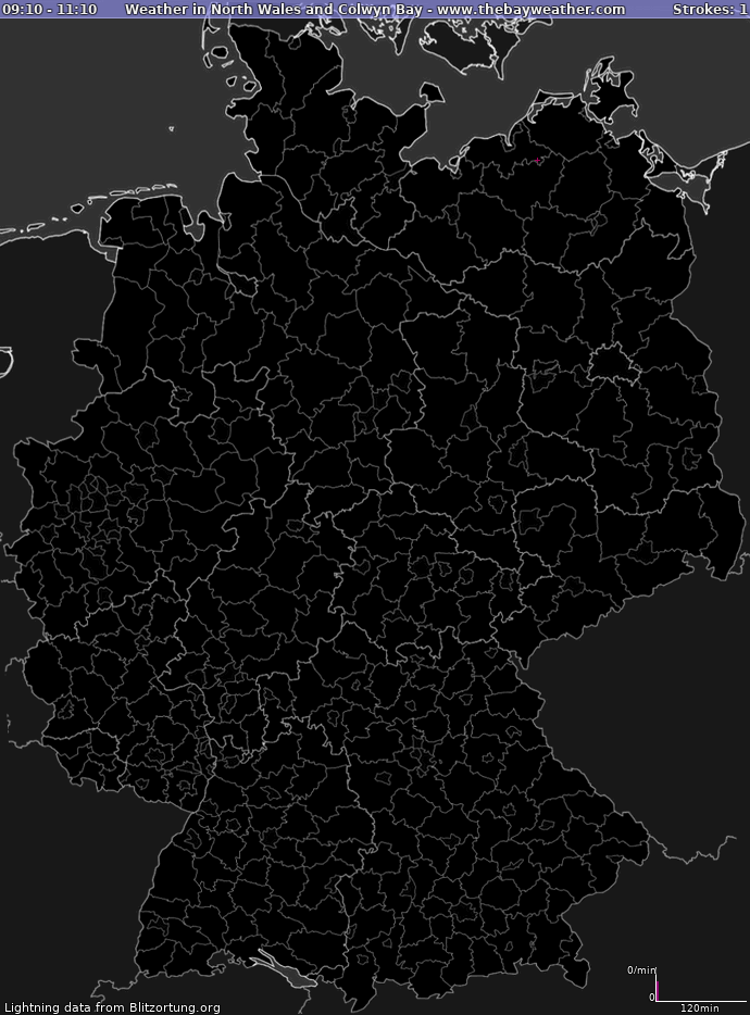 Blitzdichte Deutschland 2024 Mai