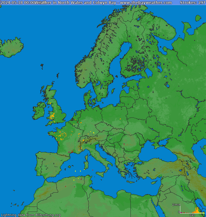 Blitzkarte Europa 19.05.2024