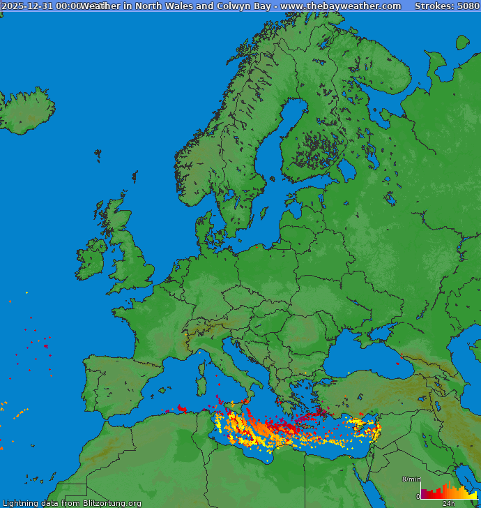 Blitzkarte Europa 31.12.2025