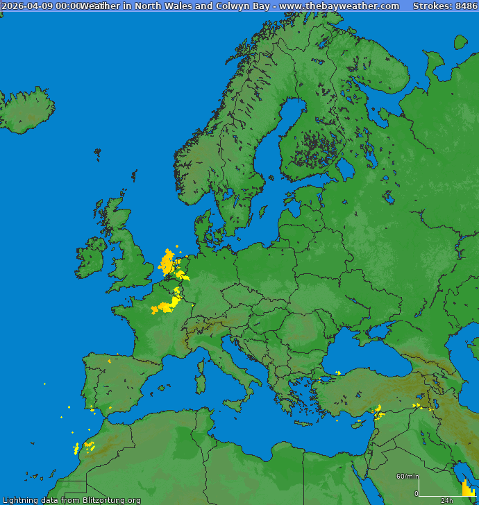 Blitzkarte Europa 10.04.2026