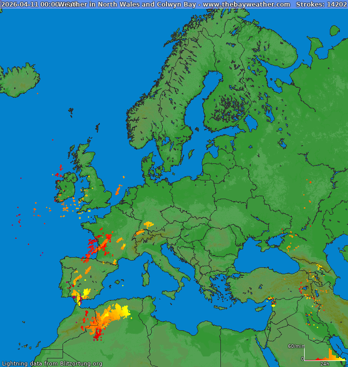 Zibens karte Europa 2026.04.12