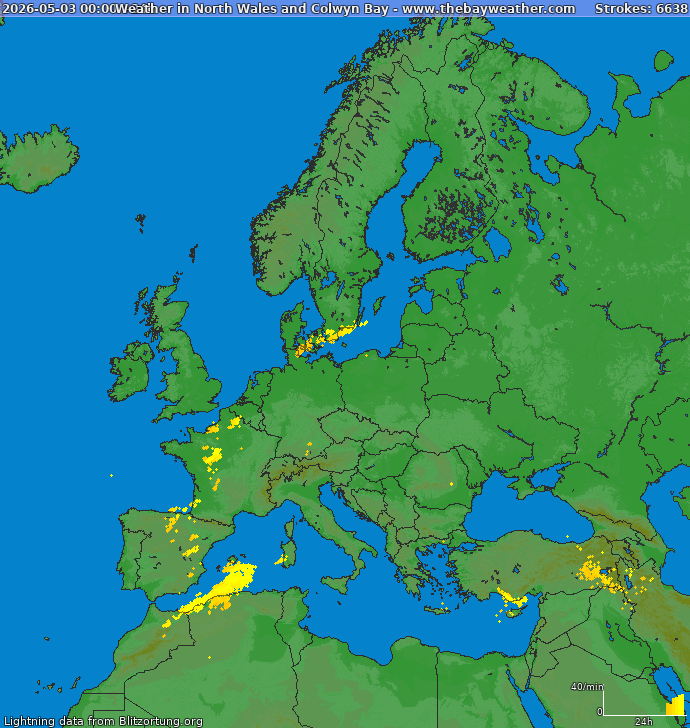 Lightning map Europe 2026-05-04