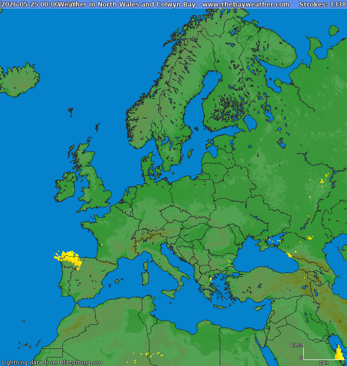 Zibens karte Europa 2026.05.26