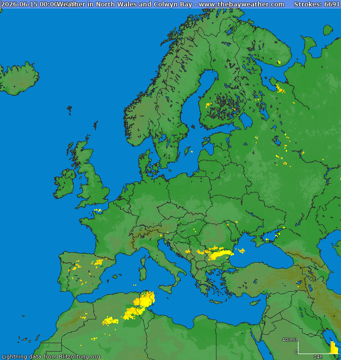 Blitzkarte Europa 16.06.2026