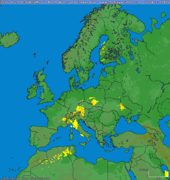 Blitzkarte Europa 30.06.2026